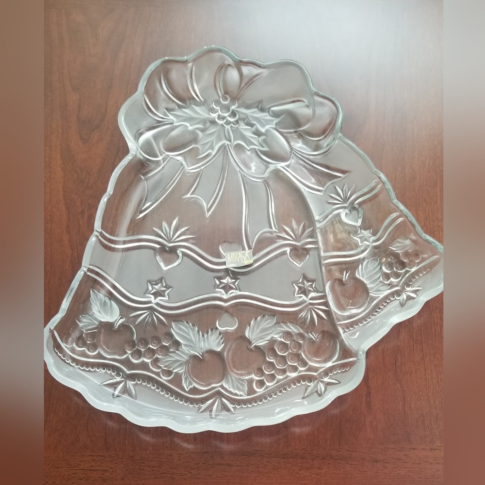 Mikasa Sleigh Bells Christmas Platter